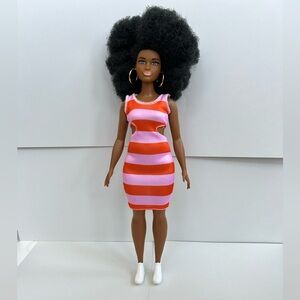 Collectible Fashionista #105 Barbie, Black/African-American Plus Size Doll